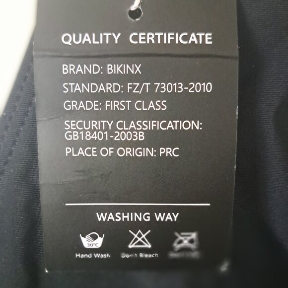 BIKINX  One Piece Tummy Control  High Neck Zip Front Raah Guard  XXL NWT - Picture 8 of 9